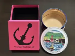 空き缶、空き箱、神戸セット ミニゴーフル空き缶1缶　神戸フランツ空き箱1箱
