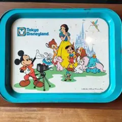 Tokyo Disneyland メタルトレイ 1982年製
