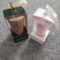 未使用スタバ ホリデー2023オーナメントタンブラーゴールド&2022シャイニー