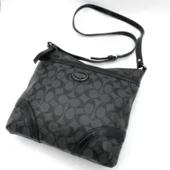 コーチ COACH ショルダーバッグ シグネチャー クロスボディ 黒