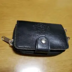 ブラックレザーコインケース