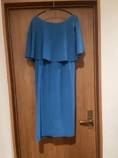 ケープジョーゼットドレス