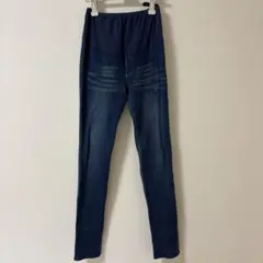 無印良品 マタニティ デニム風レギンス M-Lサイズ