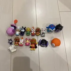 アンパンマンキャラクター フィギュア セット指人形3体つき