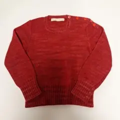 MORIOKA SACHIKO ニット レッド 長袖