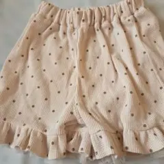 ワッフルショートパンツ120㎝　中古　履きやすい
