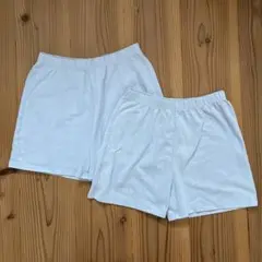 【130・140セット】ユニクロ キッズ エアリズムコットン ショートパンツのサムネイル