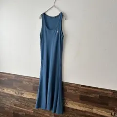 I♦︎ラルフローレンスポーツ　ノースリーブフレアワンピース　M ホワイトポニー