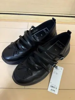 GU メリージェーンシューズ　ロク　rokh BLACK 黒　L 新品
