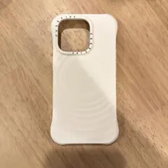 Casetify ウェーブシリコンケース iPhone 14pro ホワイト