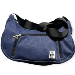 CHUMS（チャムス）バナナショルダー スウェットナイロン　ネイビー