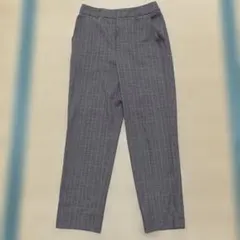 anysis オンワードチェック柄 スラックス パンツ グレー ベージュ