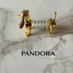 PANDORA ダックスフンド チャーム ゴールド