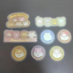 ③サンリオキャラクターズ ラテくま フレークシール ♡