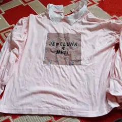 JEWELUNA x ME?! フラワープリント長袖カットソー