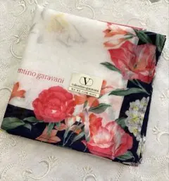 ヴァレンティノ・ガラヴァーニ＊ハンカチ＊花柄