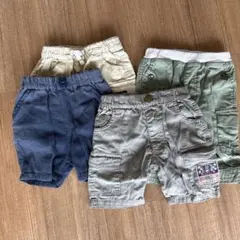 ベビーハーフパンツ4点セット