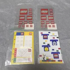 【レゴ/LEGO】　メモスクエア　ブックマーク　ブランドロゴシール×2　未使用