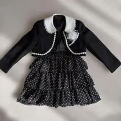 卒園式入学式女の子フォーマルワンピースセット120cm