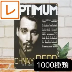 デザイン看板A4】ジョニーデップ★映画ポスター絵ブリキ看板アメリカン雑貨おしゃれ