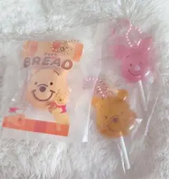 Disney プーさん ピグレット ガチャ カプセルトイ キーチェーン 3set