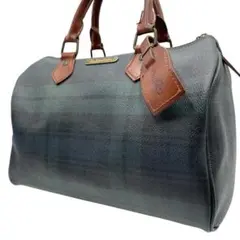 ポロ ラルフローレン ブラックウォッチ ハンドバッグ ミニボストンバッグ