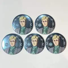 進撃の巨人 エルヴィン 団長 5個 プリンスホテル 描き下ろし メタル缶バッジ