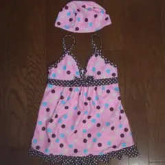 帽子付きワンピース型水着 130