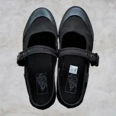【完売品】VANS メリージェーン ストラップシューズ ブラック 24cm