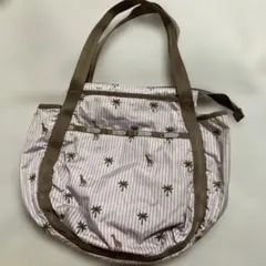 u*8様 LeSportsac トートバッグ キリン ヤシの木柄 レスポ レスポ 