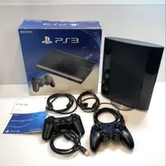 動作品 箱付き PS3 本体 ゲーム機 黒 CECH4300C