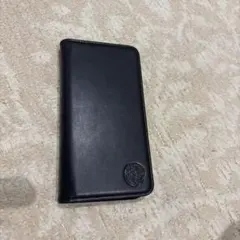 本革　手帳型ケース ブラック
