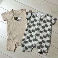 こぐまちゃん ロンパース 80cm 2点セット