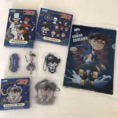 コナン ラッキー くじ 江戸川コナン 4点セット アクスタ ラバスト ファイル