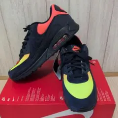 NIKE Air Max 90ネイビーイエローオレンジ27.5グラデーション新品