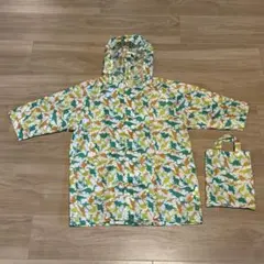 【未着用】レインコート キッズ 100 恐竜
