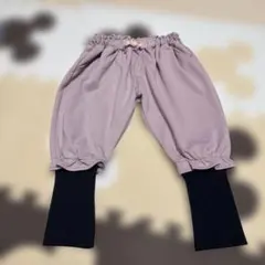 【新品未使用品】レギンス付きパンツ 95サイズ 薄紫