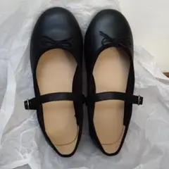 ブラック バレエシューズ フォーマルシューズ