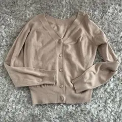 ナノユニバース カーディガン ニットカーディガン 長袖 セーター Vネック