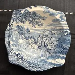 スポード ブルーイタリアン 角皿 約21cm x 2 set - メルカリ
