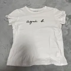 agnès b. ホワイト 半袖Tシャツ