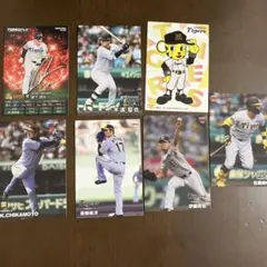 カルビー プロ野球チップス 阪神タイガース 森下/木浪/近本/青柳/伊藤/佐藤