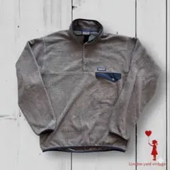 【Patagonia】SynchillaSnap Mグレーネイビー実寸L#610