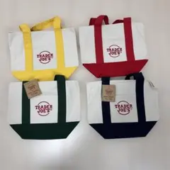 TRADER JOE'S ミニキャンバストートバッグ 4色セット