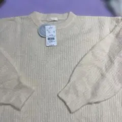 earth アイボリー ニットセーター Fサイズ