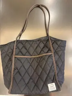 JOUET キルティング トートバッグ ブラック