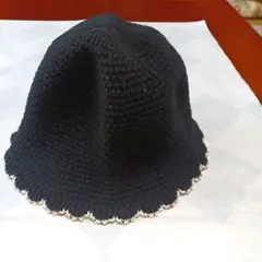 ブラックバケットハットサイズ58cm