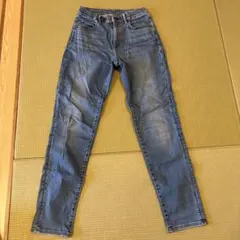 UNIQLO スリムフィット　ライトブルーデニム　160cm