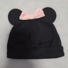 美品。Disney H&M ミッキー耳付きベビー帽子 74