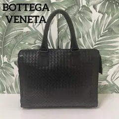BOTTEGA VENETA イントレチャート ビジネスバッグ ブラック